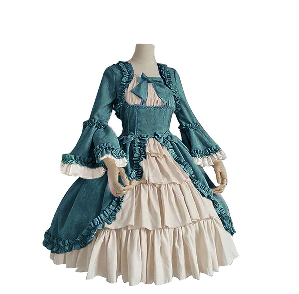 新品未使用 ロングスリーブ ロリータドレス ヴィンテージ風 長袖ワンピース 欧風 cosshop_6000870718t